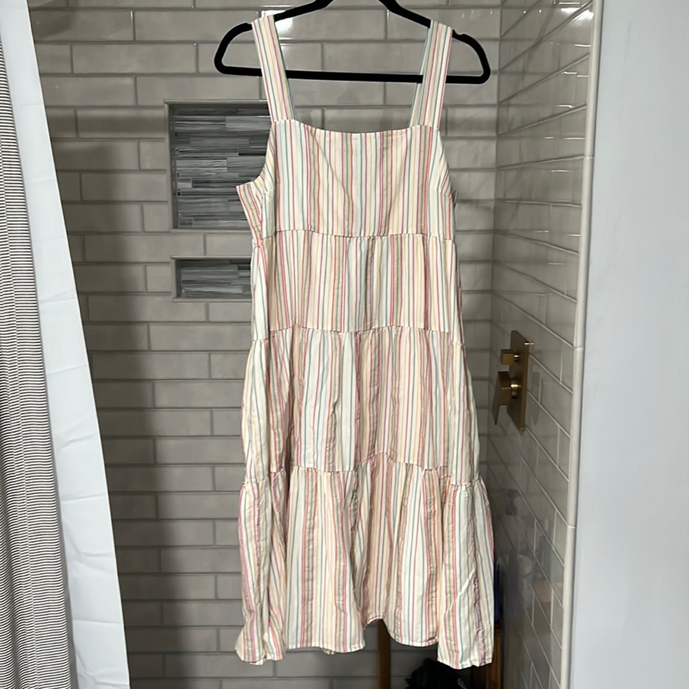 Multicolor A-Line dress